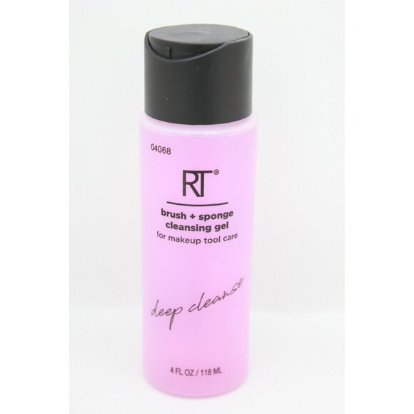 Real Techniques Brush + Sponge Cleansing Gel for Makeup Tool Care 4 fl.oz 118ml - Picture 8 of 8